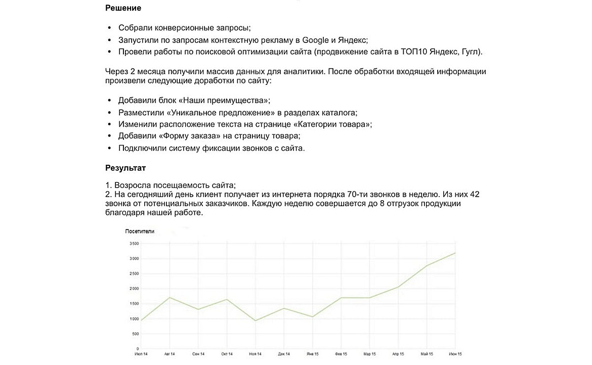 Плохие и хорошие примеры кейсов - пример 1 Плохие и хорошие примеры кейсов - пример 1